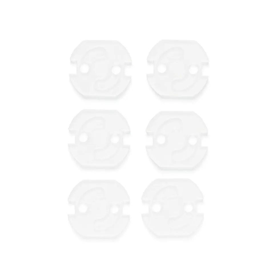 Lot de 6 caches prises