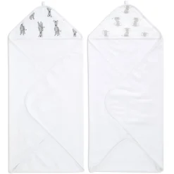 Lot de 2 capes de bain safari babes