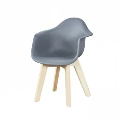 Lot de 2 chaises enfant grey