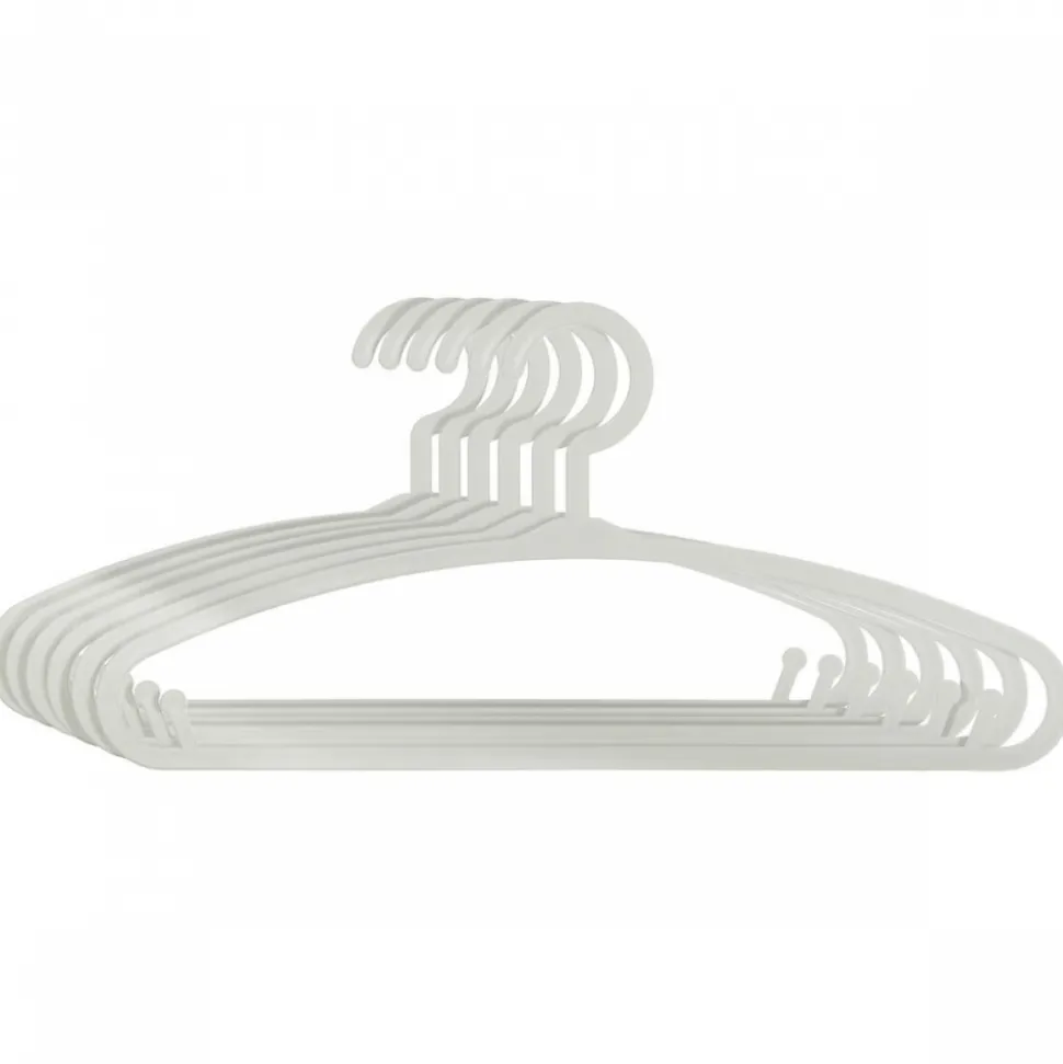 Lot de 6 cintres enfant gris