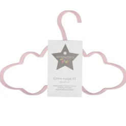 Lot de 3 cintres enfant nuage - modèle aléatoire