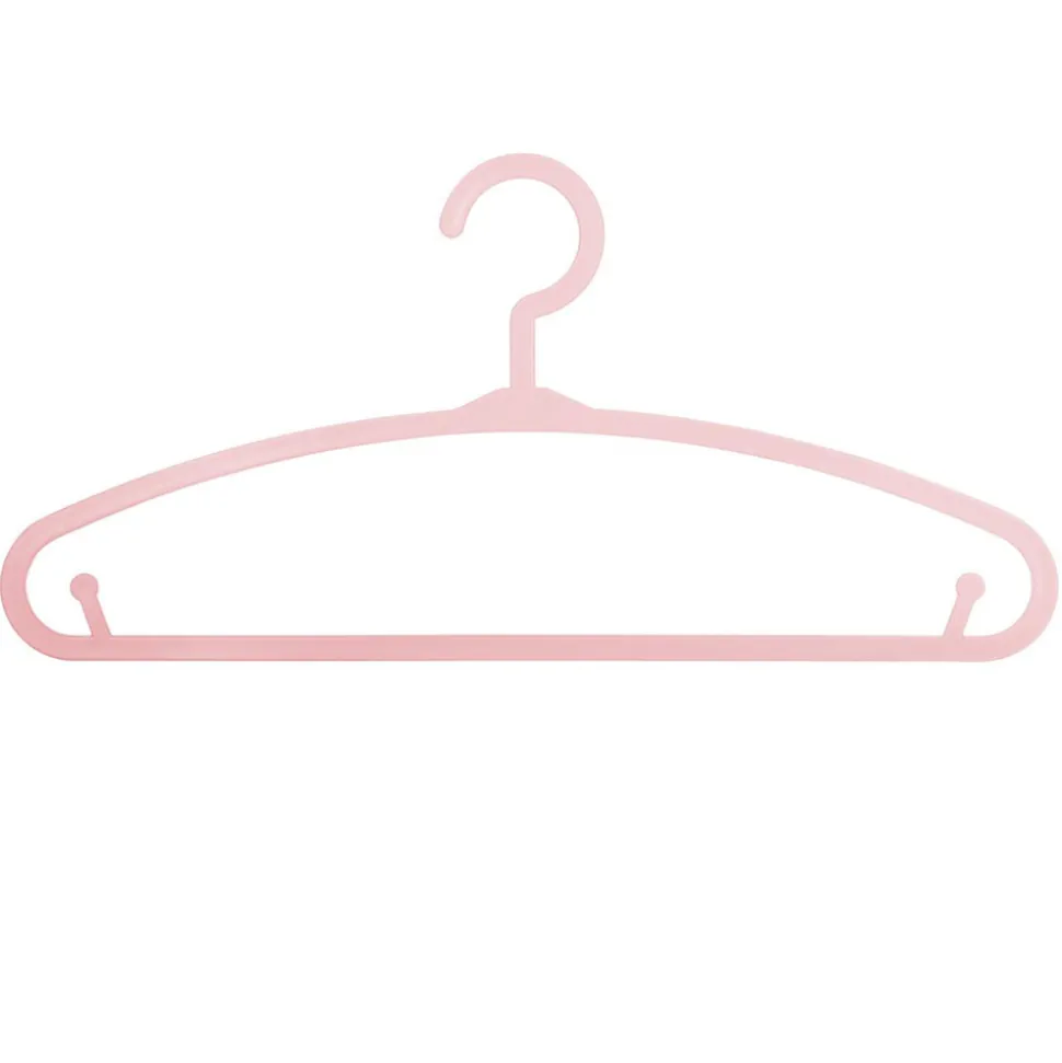Lot de 6 cintres enfant rose