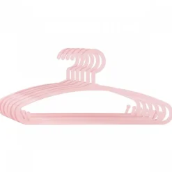 Lot de 6 cintres enfant rose
