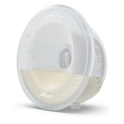 Lot de 2 coquilles flacons de recueil de lait scf439/01
