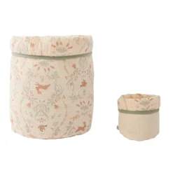 Lot de 2 corbeilles de rangement - jardin enchanté