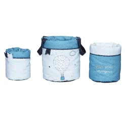 Lot de 3 corbeilles gigogne lazare