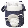 Lot de 3 corbeilles gigogne tissu merlin