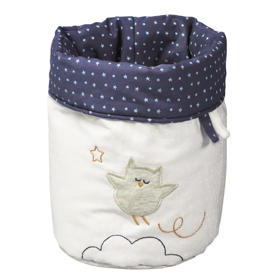 Lot de 3 corbeilles gigogne tissu merlin