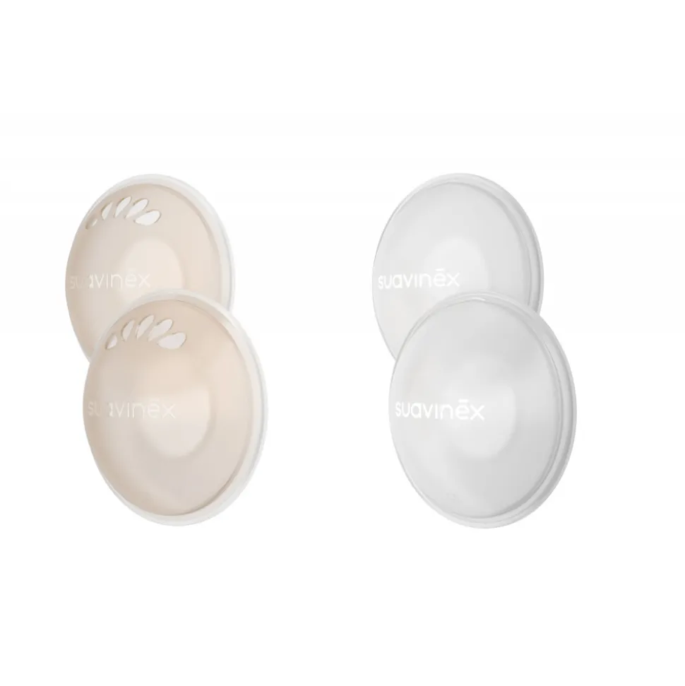 Lot de 2 coupelles recueil-lait et 2 coupelles protectrices