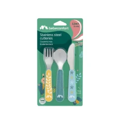 Lot de 3 couverts en métal little buddies