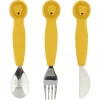 Lot de 3 couverts en silicone mr. lion