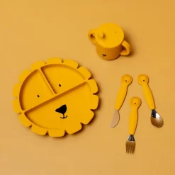 Lot de 3 couverts en silicone mr. lion