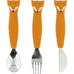 Lot de 3 couverts en silicone mr. fox