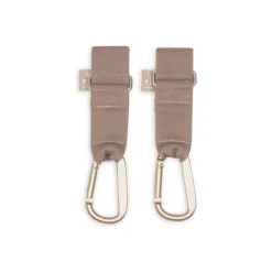 Lot de 2 crochets pour poussette milky coffee