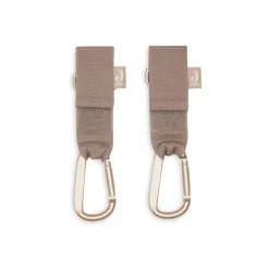 Lot de 2 crochets pour poussette milky coffee