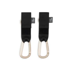 Lot de 2 crochets pour poussette noir