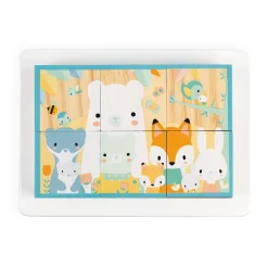 Lot de 6 cubes en bois pure