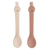 Lot de 2 cuillères en silicone mrs. rabbit