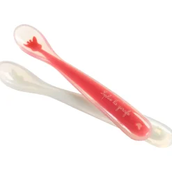 Lot de 2 cuillères en silicone sophie la girafe
