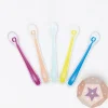 Lot de 5 cuillères 1er âge silicone baby spoons