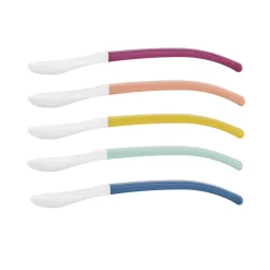 Lot de 5 cuillères 2ème âge multicolores