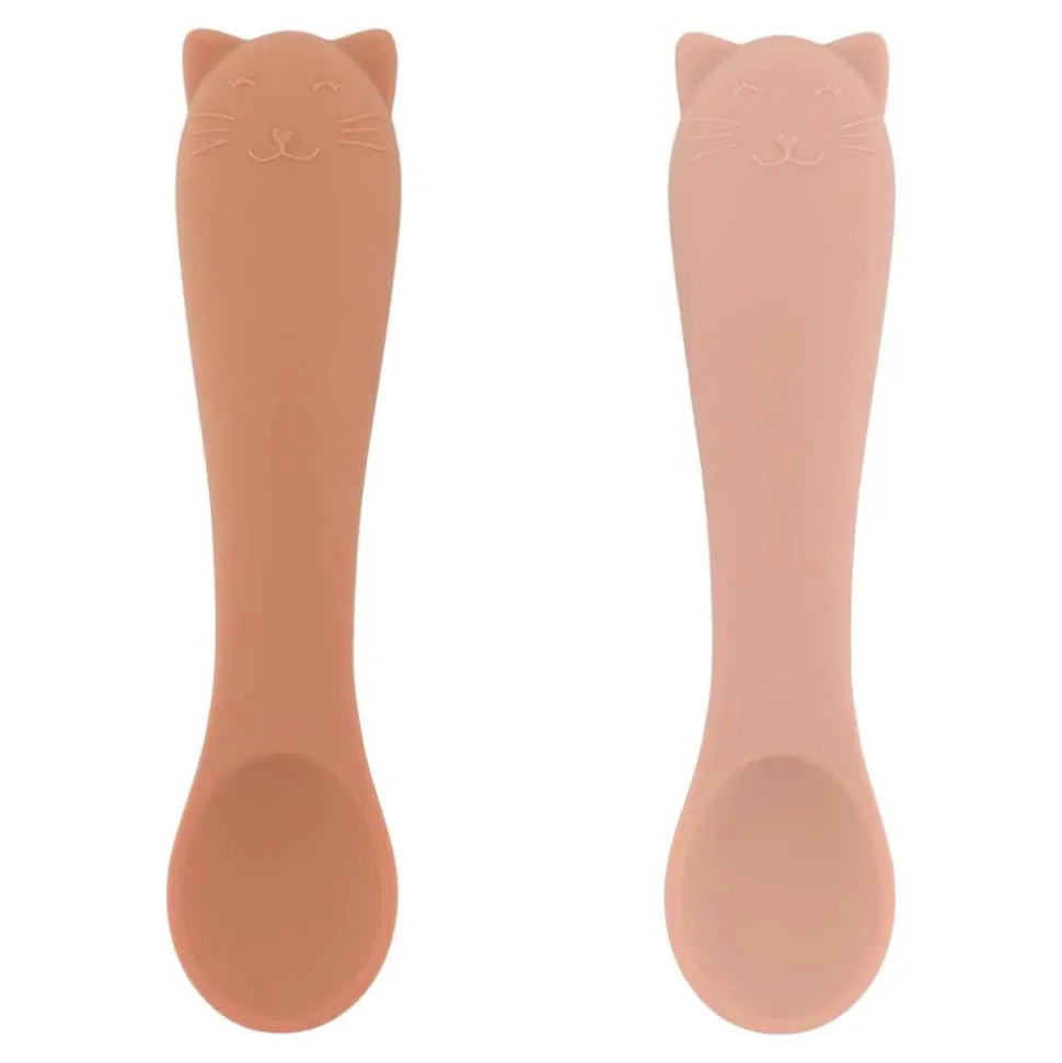 Lot de 2 cuillères pour bébé - mrs. cat