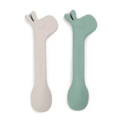 Lot de 2 cuillères silicone lalee vert
