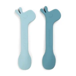 Lot de 2 cuillères silicone lalee bleu