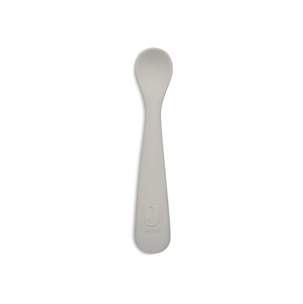 Lot de 2 cuillères souple silicone nougat