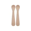 Lot de 2 cuillères souple silicone pale pink