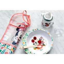 Lot de 2 cuillères thermosensibles mickey minnie