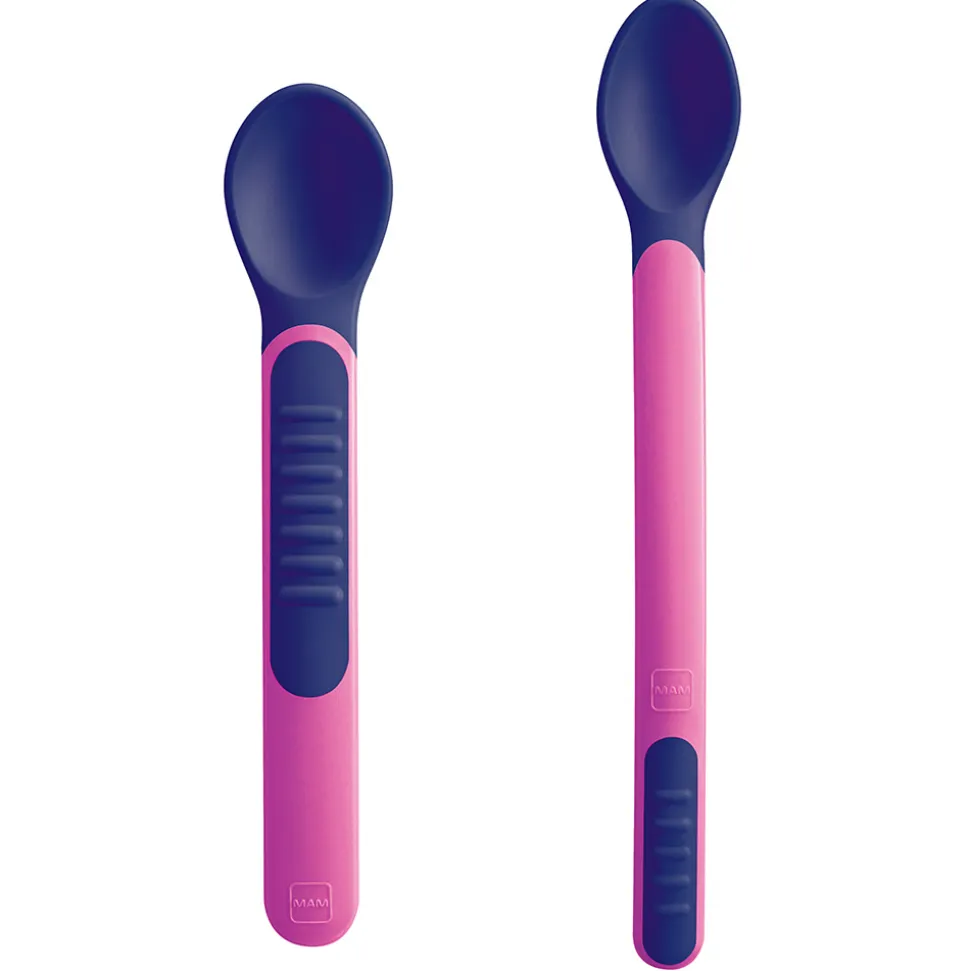 Lot de 2 cuillères thermosensibles coloris aléatoire
