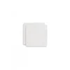 Lot de 2 drap housse en coton 60 x 120 cm white