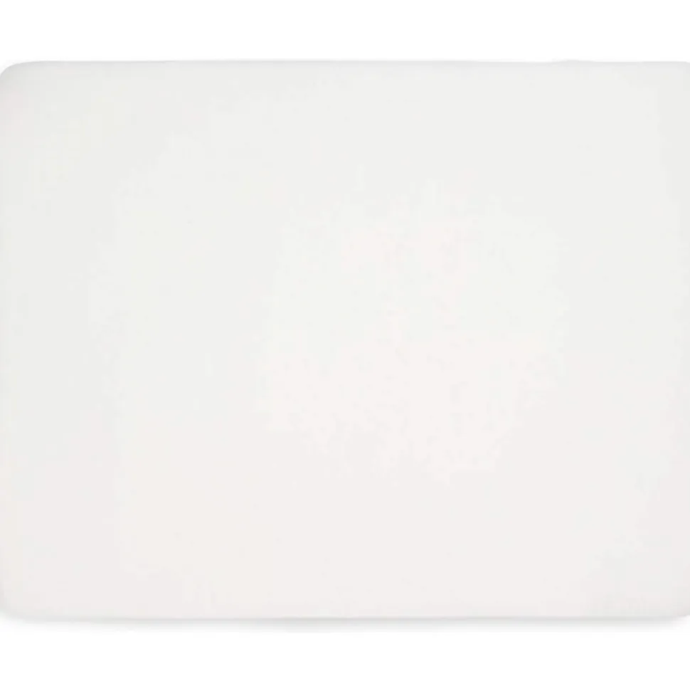 Lot de 2 drap housse molleton 60 x 120 cm white