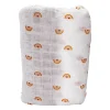 Lot de 2 draps housse coton bio sunlight