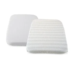 Lot de 2 draps housses next2me air