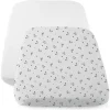 Lot de 2 draps housses next2me panda