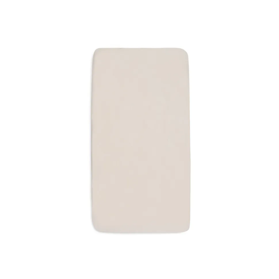 Lot de 2 draps housses 70 x 140 cm jersey sea green et ivory