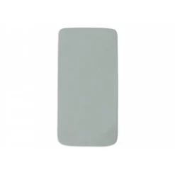 Lot de 2 draps housses 70 x 140 cm jersey sea green et biscuit