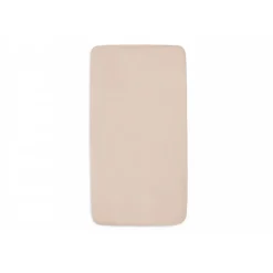 Lot de 2 draps housses 70 x 140 cm jersey wild rose et biscuit