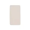 Lot de 2 draps housses 60x120 cm jersey milky coffee et ivory