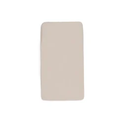 Lot de 2 draps housses 40x80 cm jersey oatmeal et sand