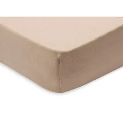 Lot de 2 draps housses 60x120 cm jersey blush et wild rose