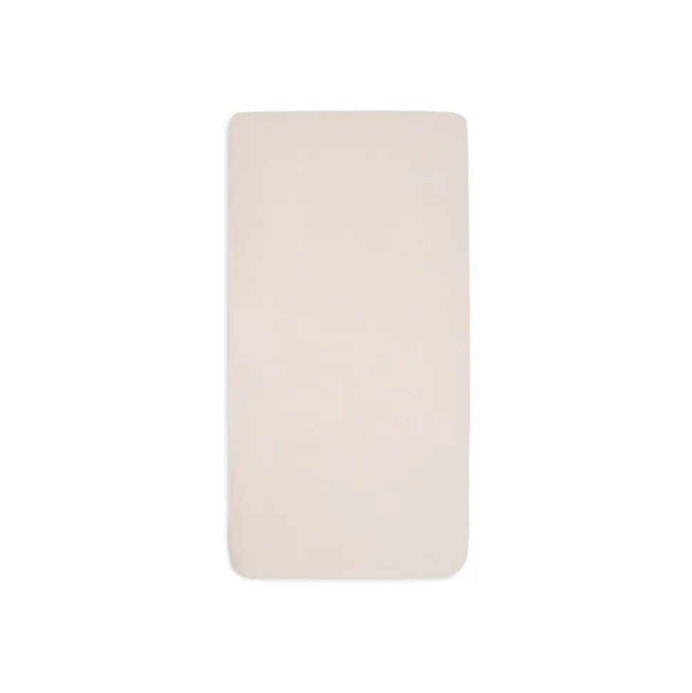 Lot de 2 draps housses 60x120 cm jersey blush et wild rose