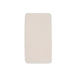 Lot de 2 draps housses 75 x 95 cm jersey pour tapis de parc oatmeal et sand