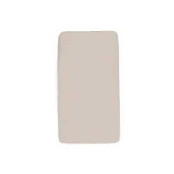 Lot de 2 draps housses 75 x 95 cm jersey pour tapis de parc oatmeal et sand