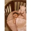 Lot de 2 draps housses 40x80 cm jersey blush et wild rose