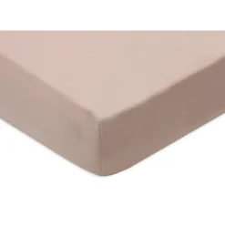 Lot de 2 draps housses 40x80 cm jersey wild rose et ivory