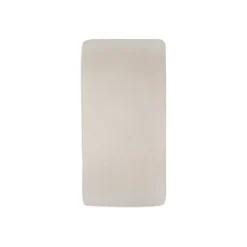 Lot de 2 draps housses 60x120 cm jersey ivoire et nougat