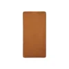 Lot de 2 draps housses 60x120 cm jersey caramel et biscuit